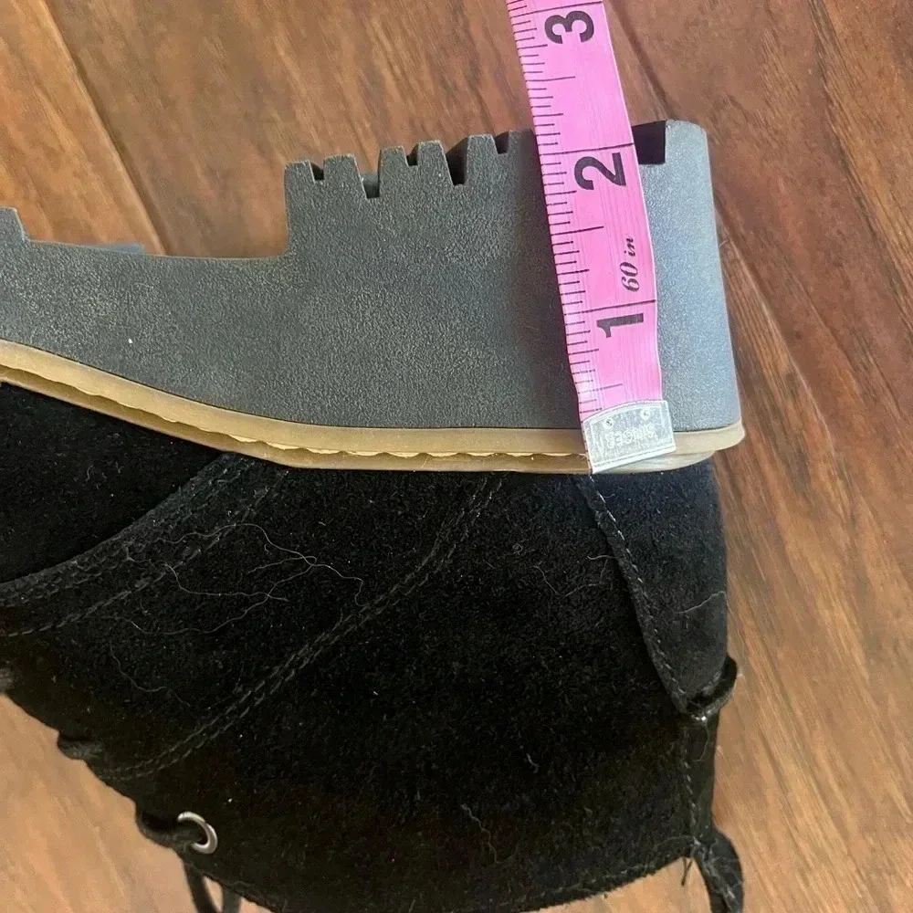 Black Suede Boots-White Mountain- NWOT size 6.5